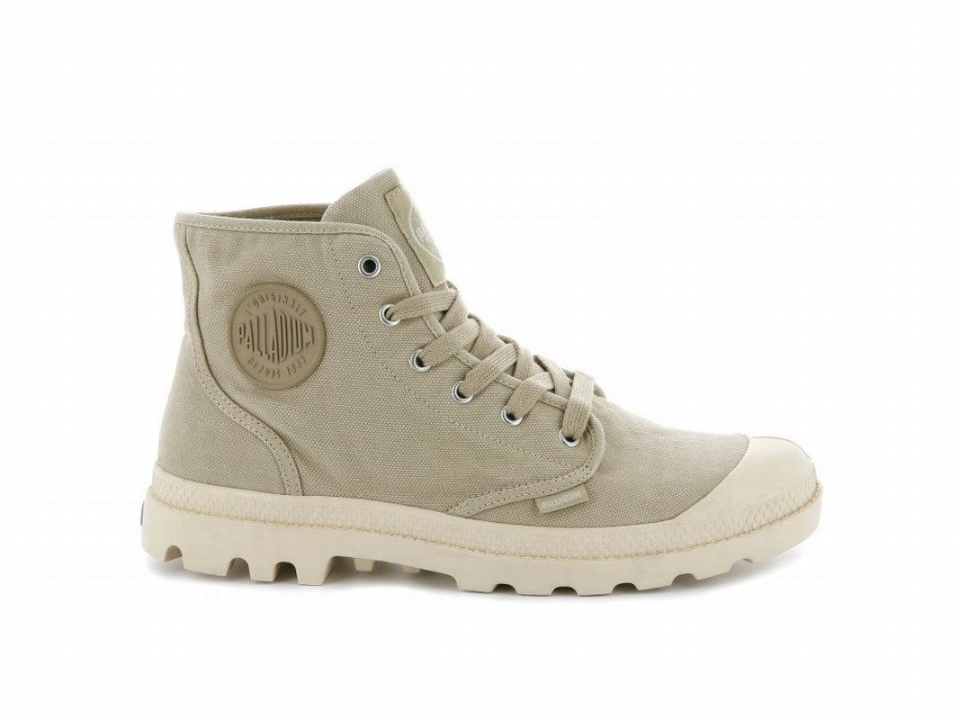 Palladium Pampa Hi Mens Boots Light Green Australia [SXNQAE-624]